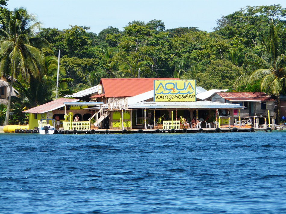 The Aqua Lounge Hotel and Bar, Bocas, Panama.