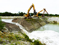 See the opening of the final canal.