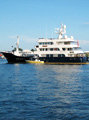 Black yacht, Bocas del Toro.