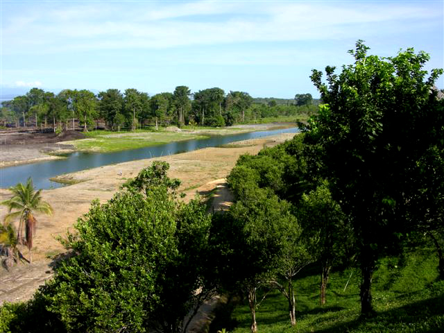 Looking down on the first canal.