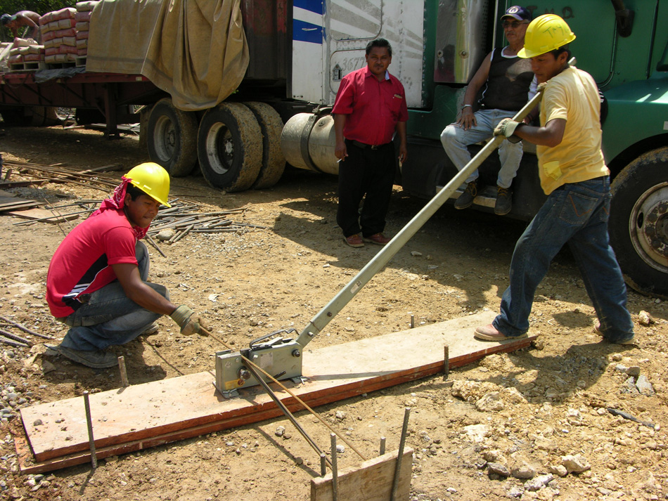 Sunset Point, Bocas: reinforcing rods.