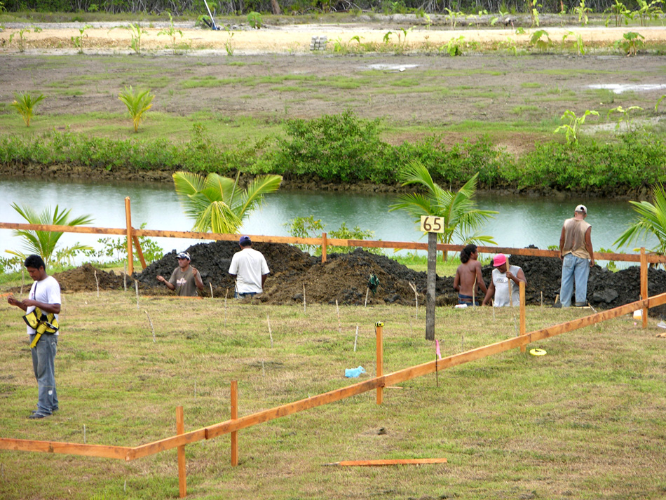 Lot 65; Panama canal homes.