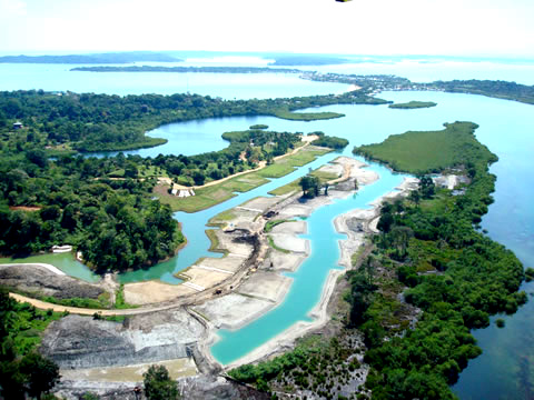Another aerial shot, from the opposite end of the development.