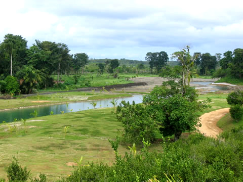 Looking out over the first canal.