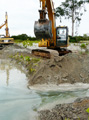 October 2008: Completing the second canal.