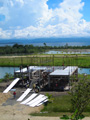 Steel flooring, Bocas del Toro.