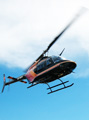Helicopter lifts from Sunset Point beach.