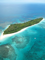 Zapatilla from the air.