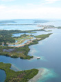 Sunset Point, Bocas town in the background.