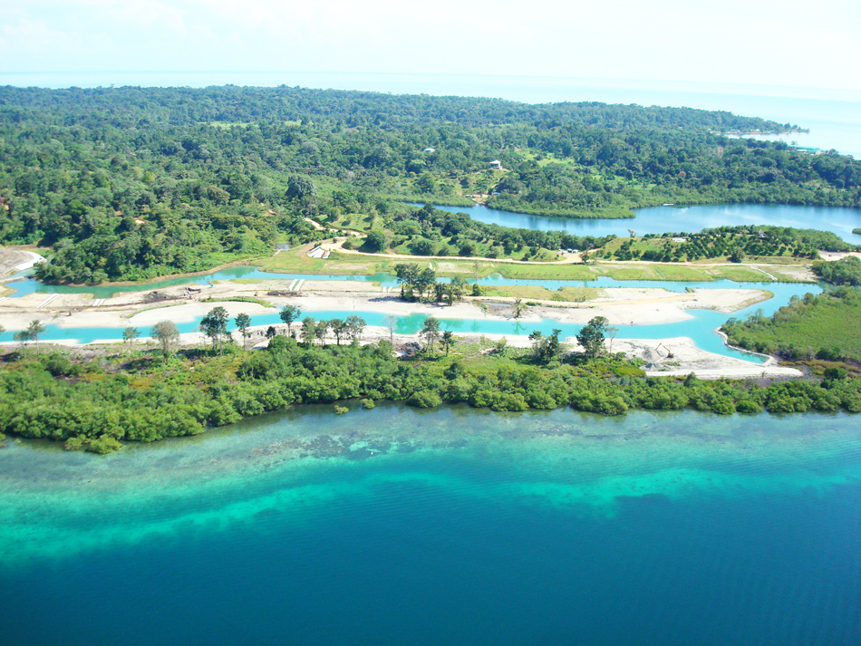 Sunset Point, with protected mangrove in abundance.