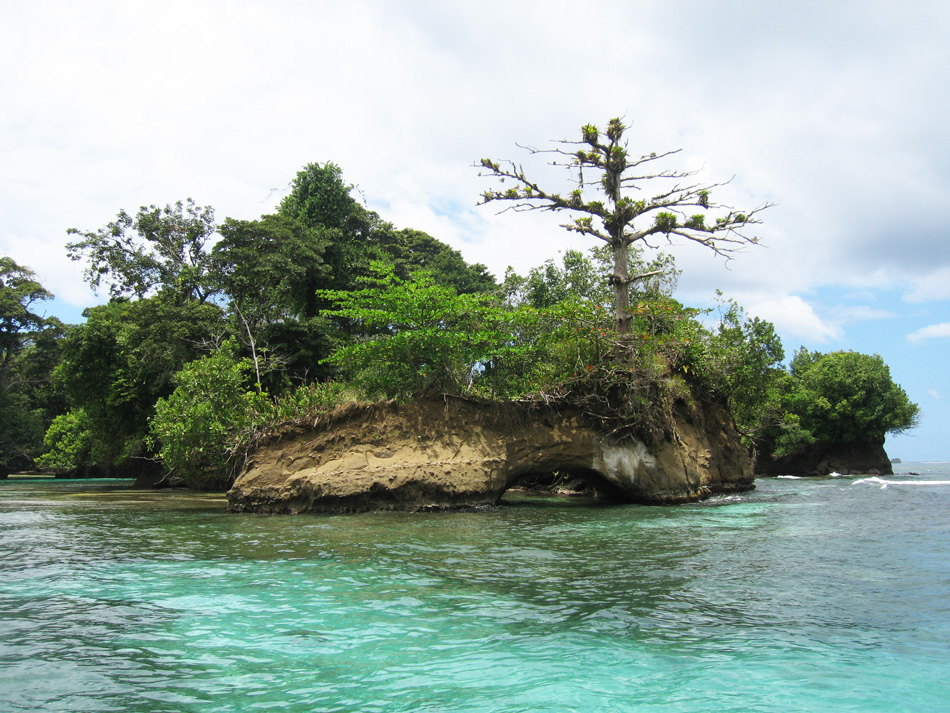 An island close by.