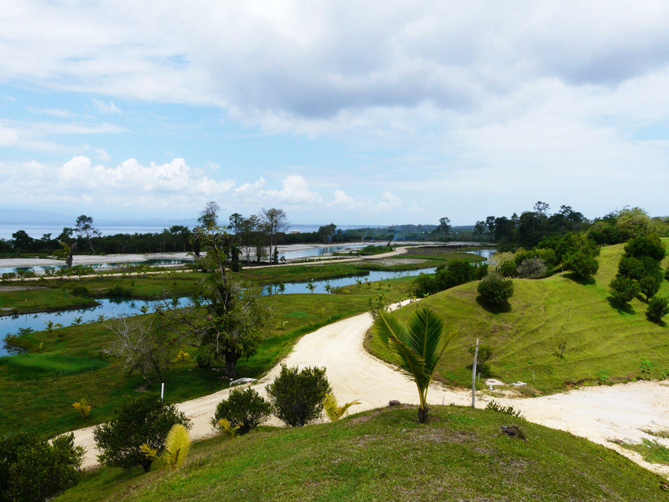 Sunset Point, hard and soft landscaping.