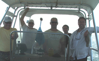 Dan and friends.