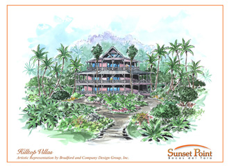 Lagoon & Hilltop Villas at Sunset Point.